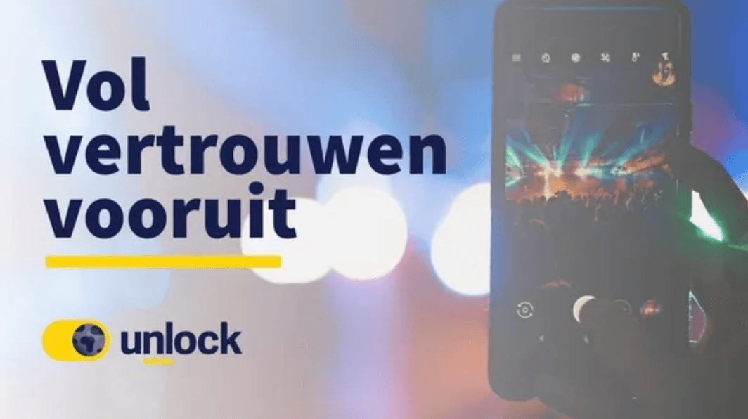 uNLock helps create safe "bubbles": controlled environments where the risk of corona contamination is very low.