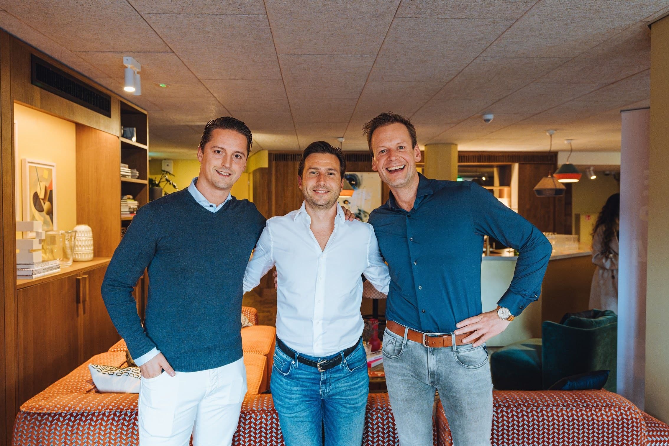 Chris, Rudolf en Jan